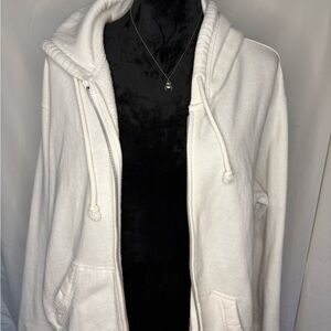 Hollister Off-White Fleece Hoodie